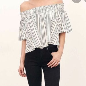 Kimchi Blue urban outfitters off the shoulder top